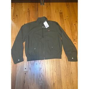 NEW Levi's Green Cotton Slim Tapered Fit Jacket Mens Sz Small